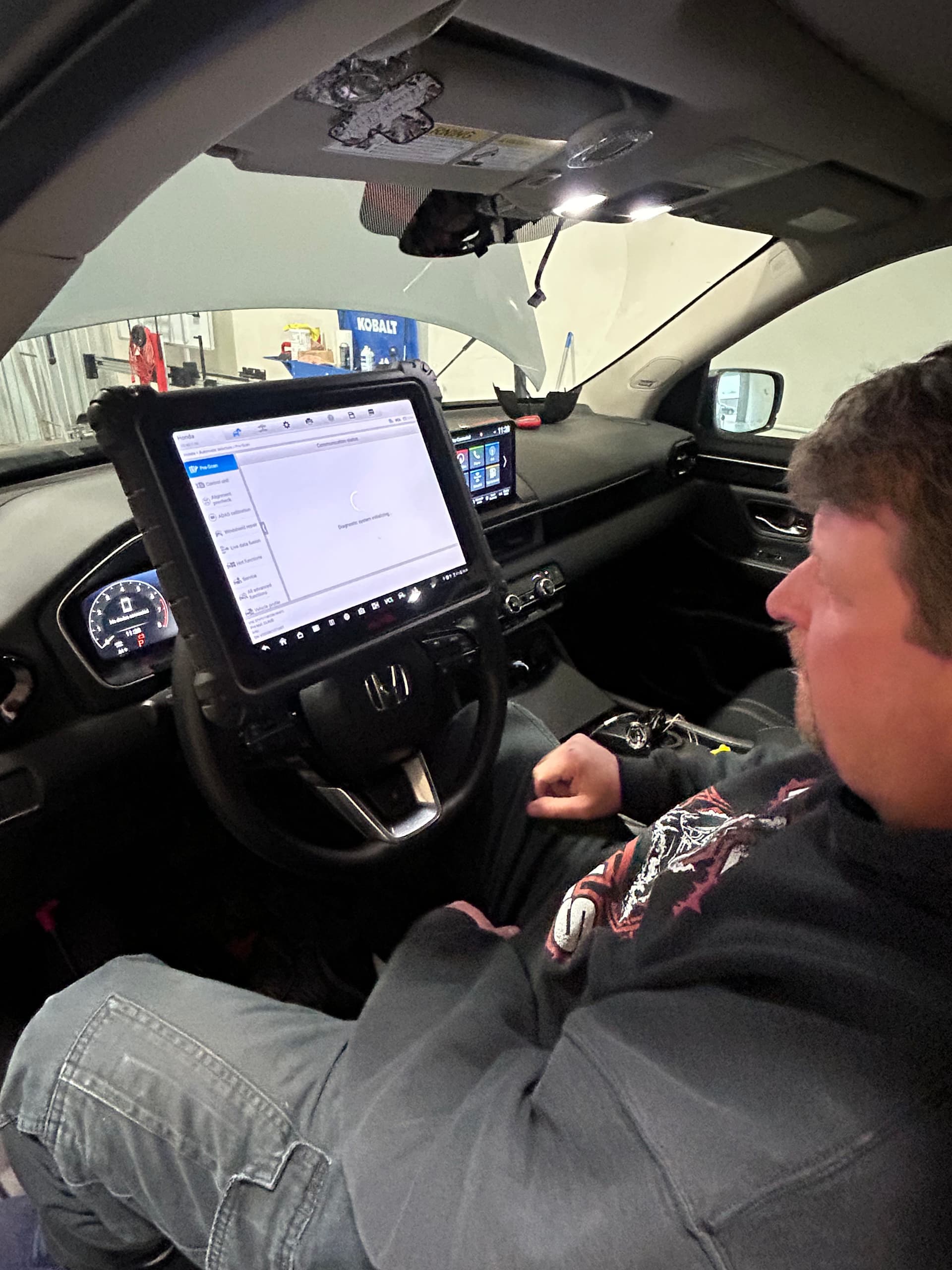ADAS Calibration on a 2025 Honda Pilot at Mr. Glass