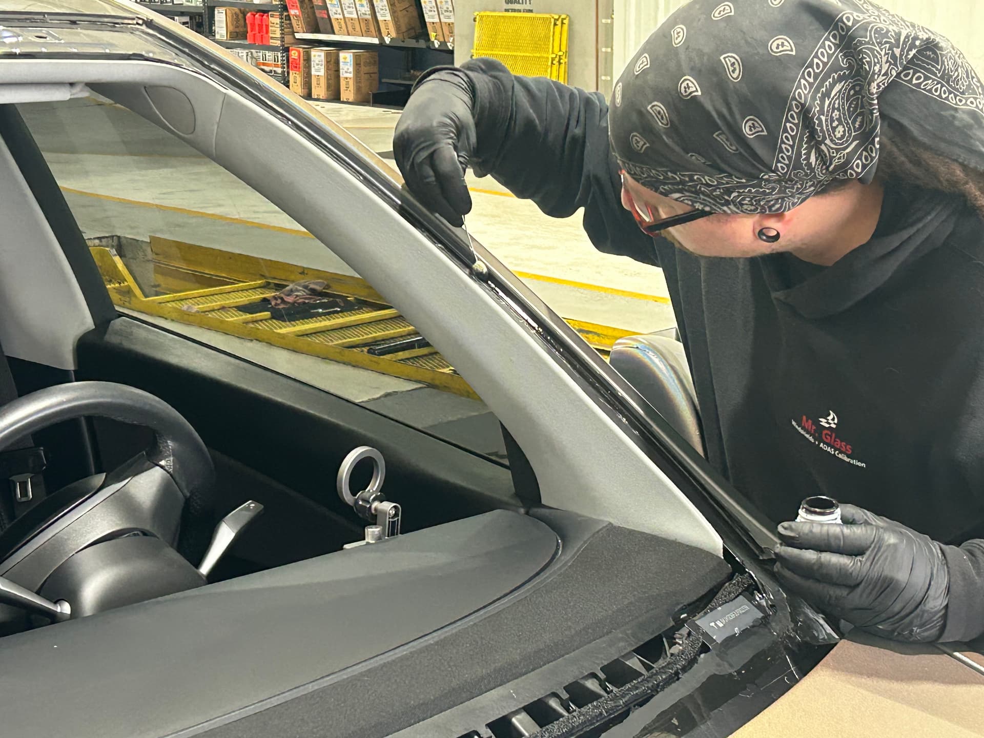 Gallery photos for Expert Windshield Installation on a Tesla Model Y: Image #6